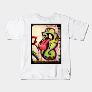 Graffiti- TONGUE Chess Piece West Philly Kids T-Shirt